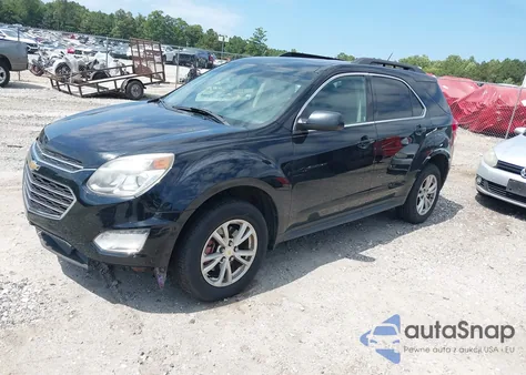 2017 Chevrolet Equinox Lt из США, поврежденный, VIN 2GNALCEKXH1616836